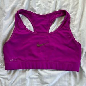 Purple Nike Dri-Fit Sports Bra